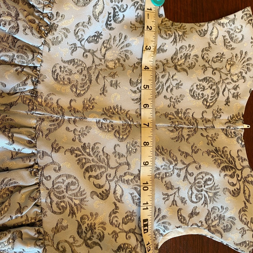 Bonnie Jean Blue and Silver Girl’s Dress - Picture 8 of 8